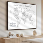 45566494-MGV-CV-36X24-Framed Personalized World Map Canvas Custom Push Pin Travel Tracker Gift
