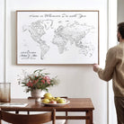45566494-MGV-CV-36X24-Framed Personalized World Map Canvas Custom Push Pin Travel Tracker Gift