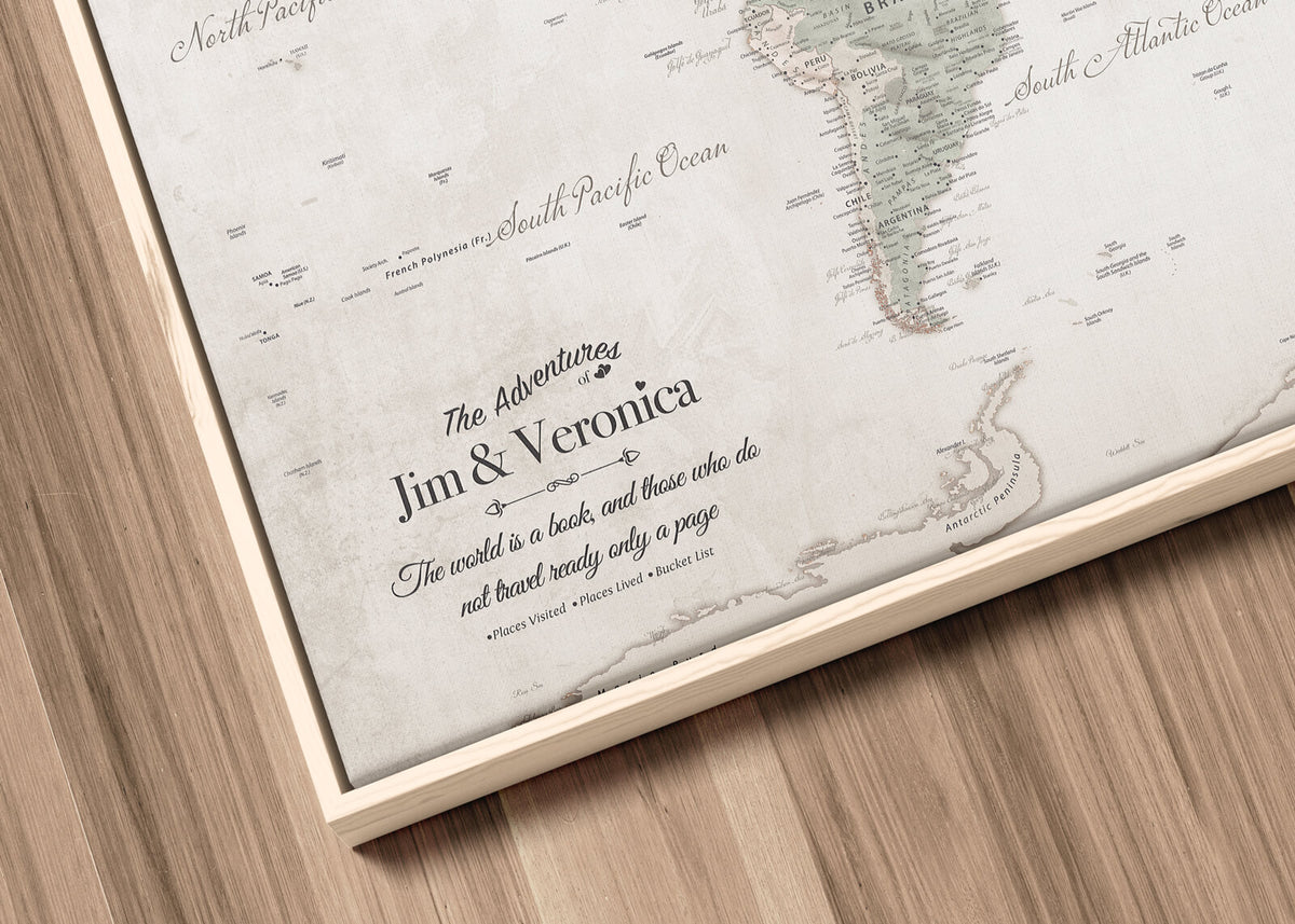 Push Pin Travel Maps