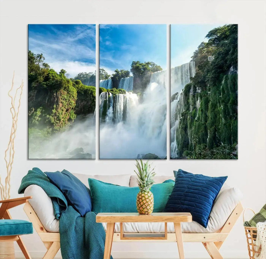 Iguazu Falls Large Wall Art Canvas Print