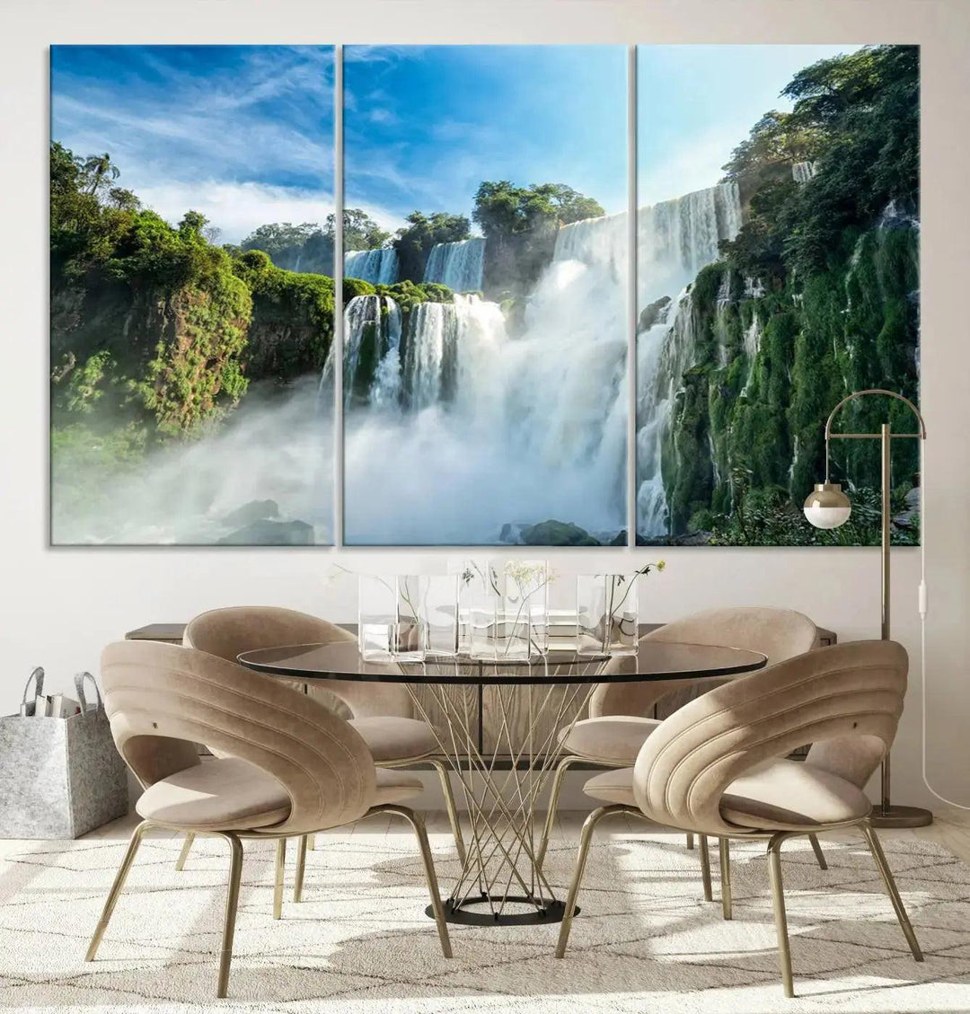 Iguazu Falls Large Wall Art Canvas Print