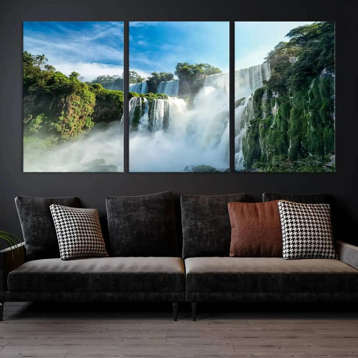 Iguazu Falls Large Wall Art Canvas Print