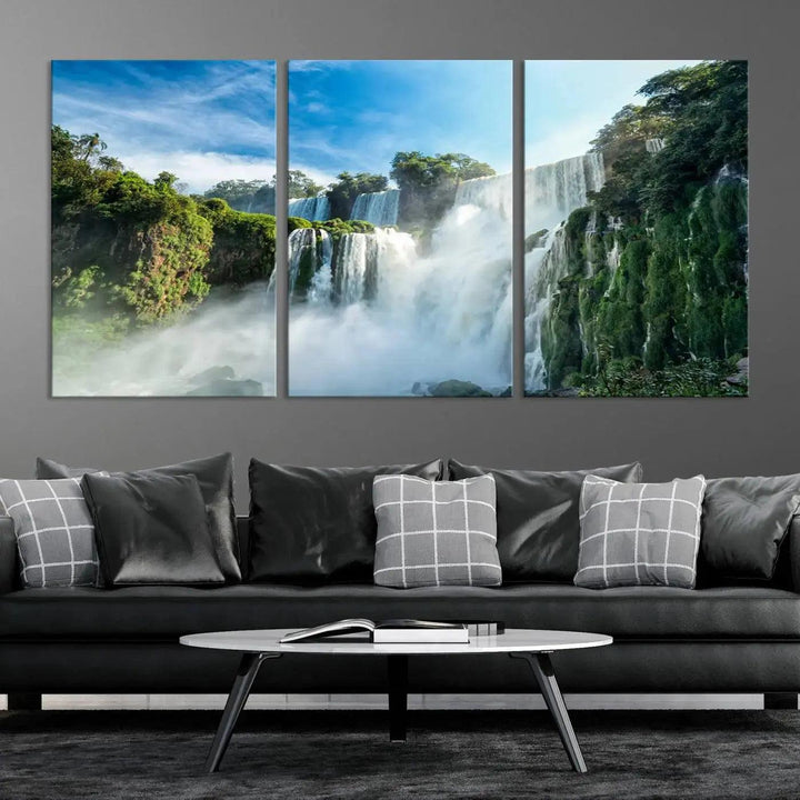 Iguazu Falls Large Wall Art Canvas Print