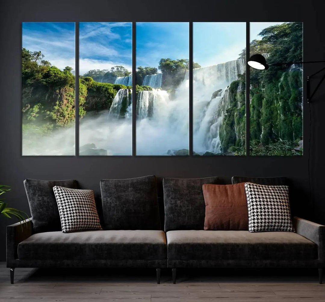 Iguazu Falls Large Wall Art Canvas Print