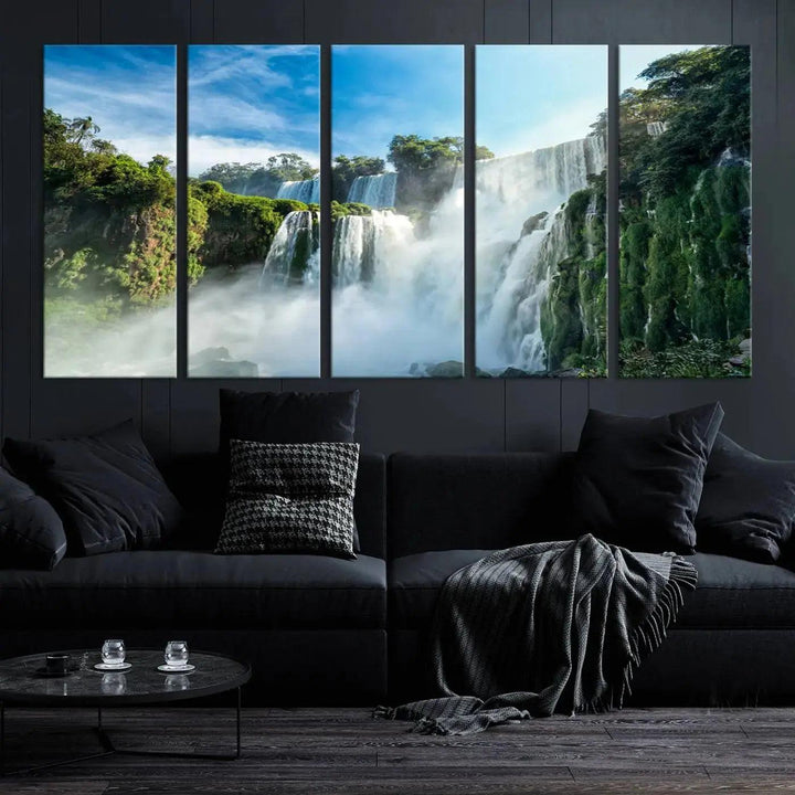 Iguazu Falls Large Wall Art Canvas Print