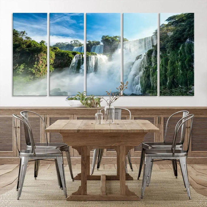 Iguazu Falls Large Wall Art Canvas Print