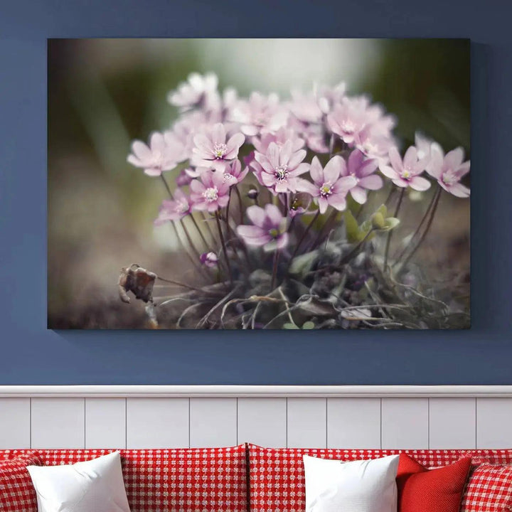 Large Floral Wall Art Canvas Print