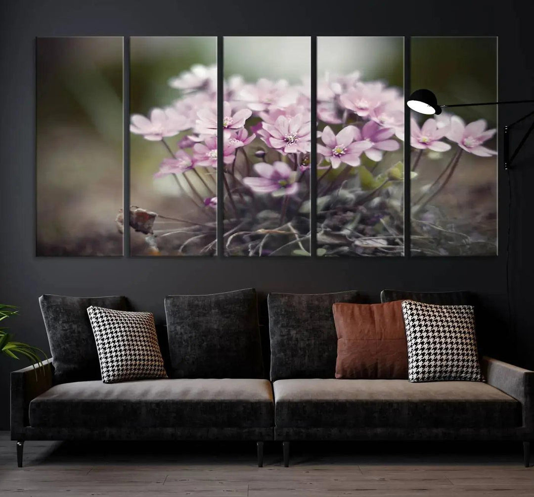 Large Floral Wall Art Canvas Print