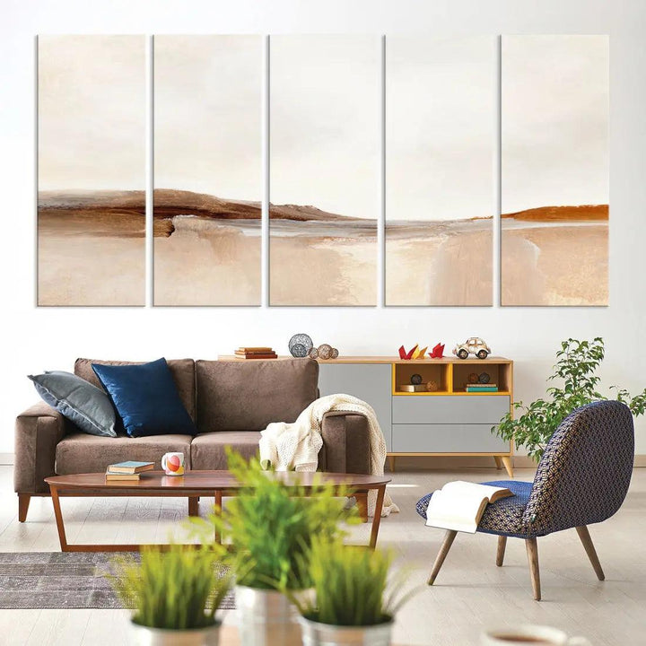 Minimalist Style to Your Decoration with Our Abstract Artwork Wall Art Canvas Print