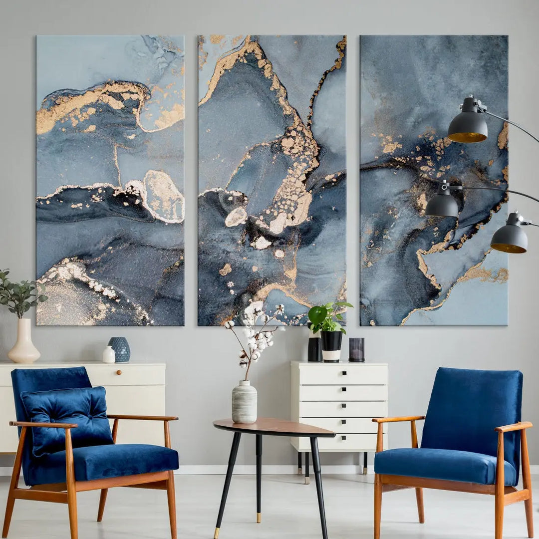 Modern Abstract Canvas Wall Art Print Large Wall Decor