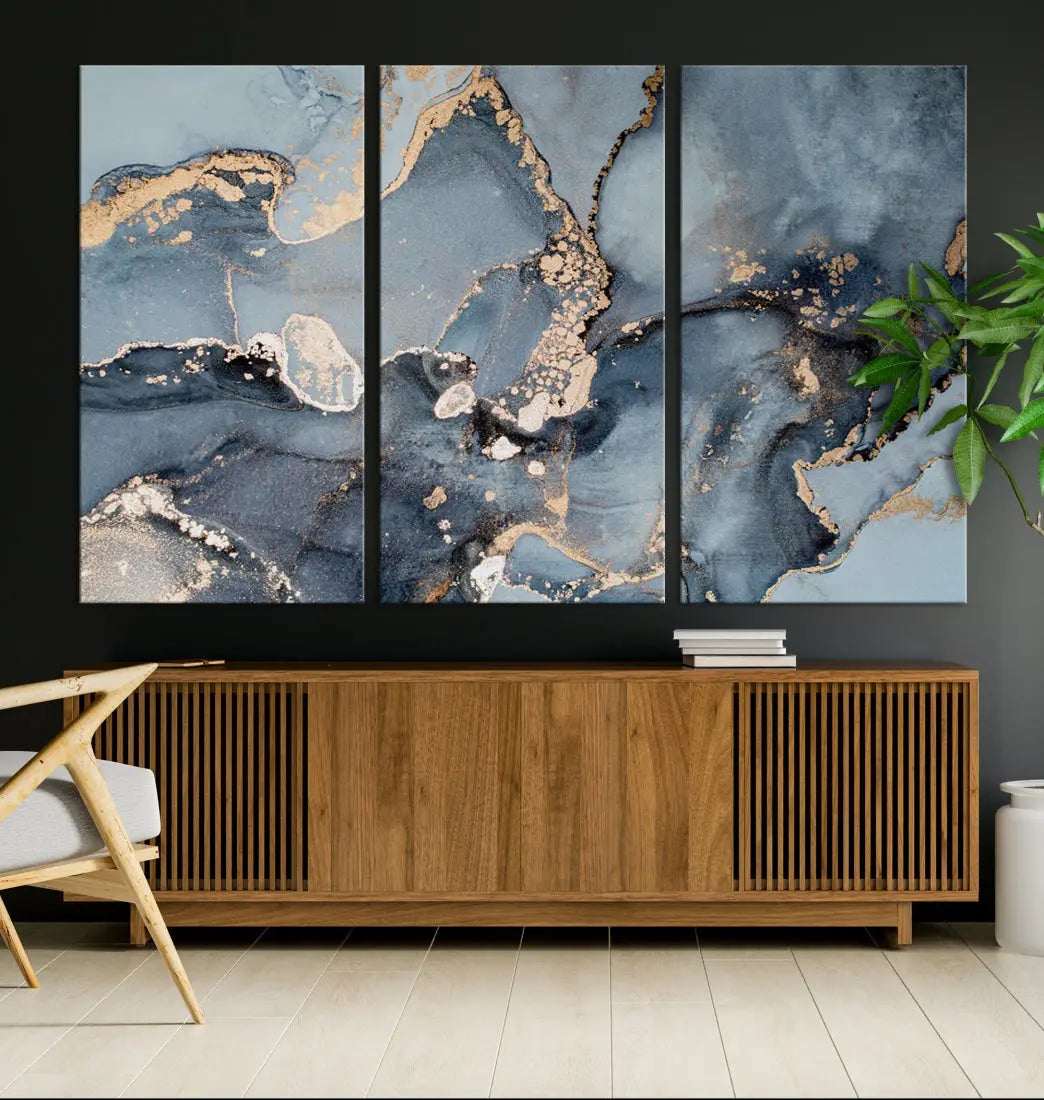 Modern Abstract Canvas Wall Art Print Large Wall Decor