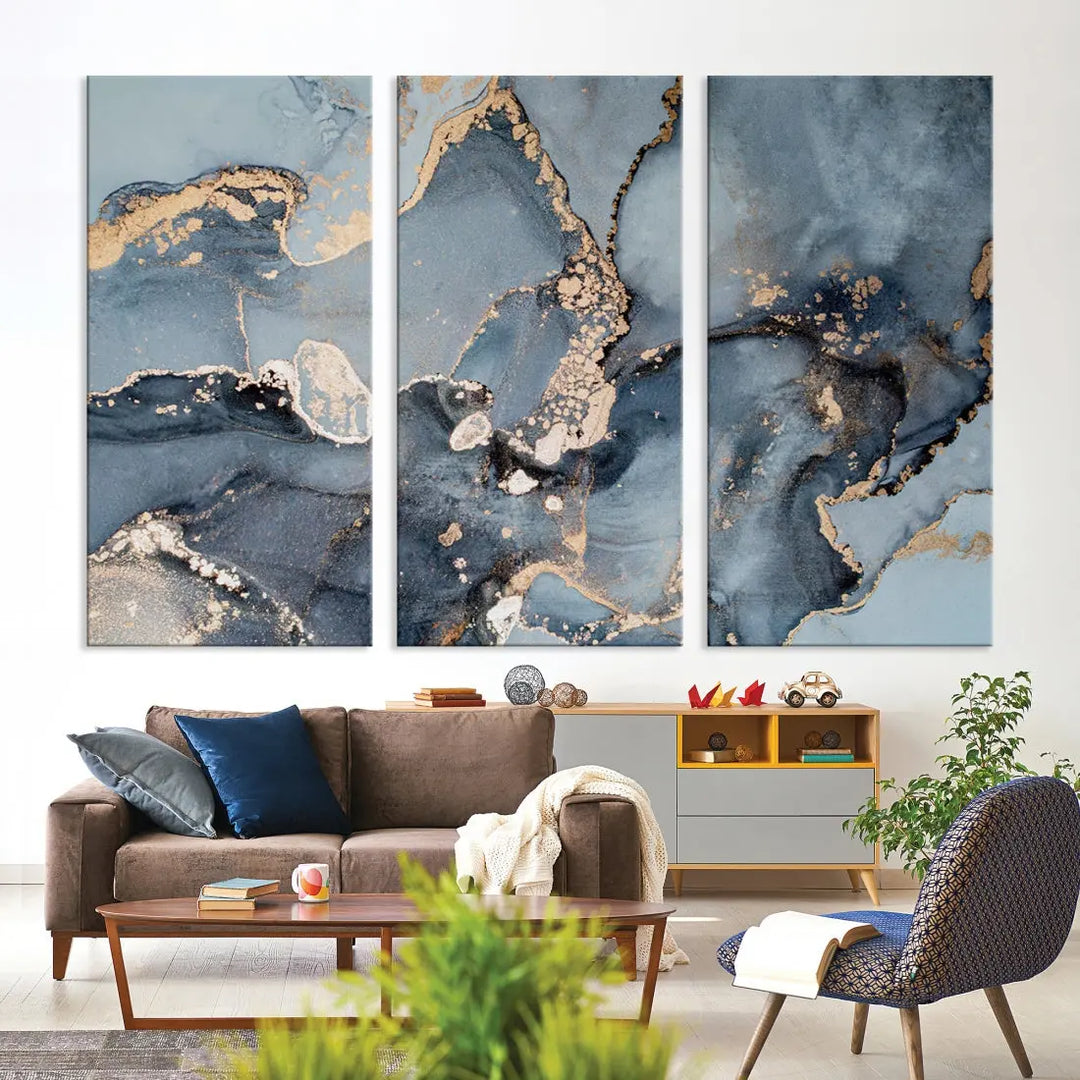 Modern Abstract Canvas Wall Art Print Large Wall Decor