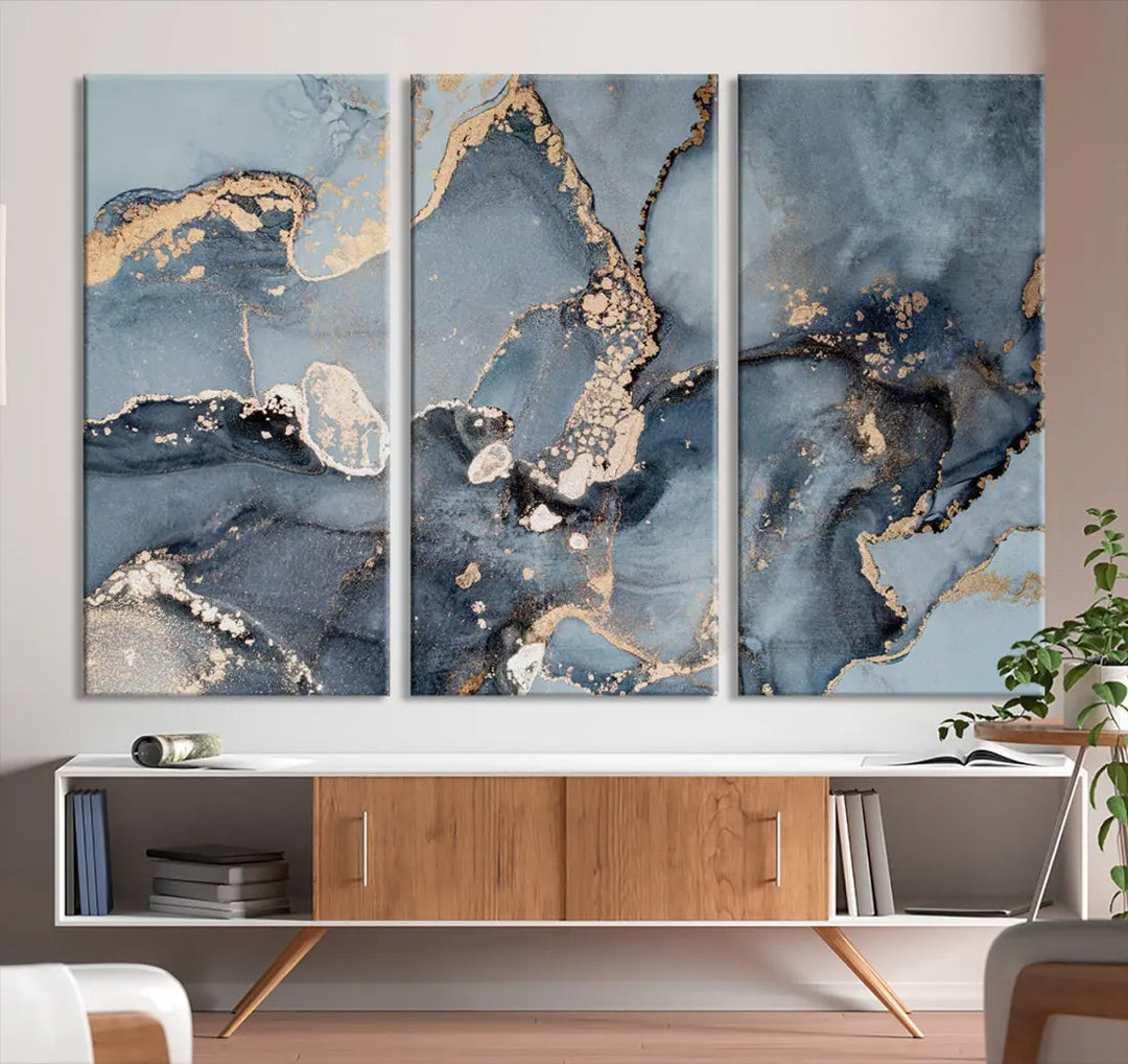 Modern Abstract Canvas Wall Art Print Large Wall Decor