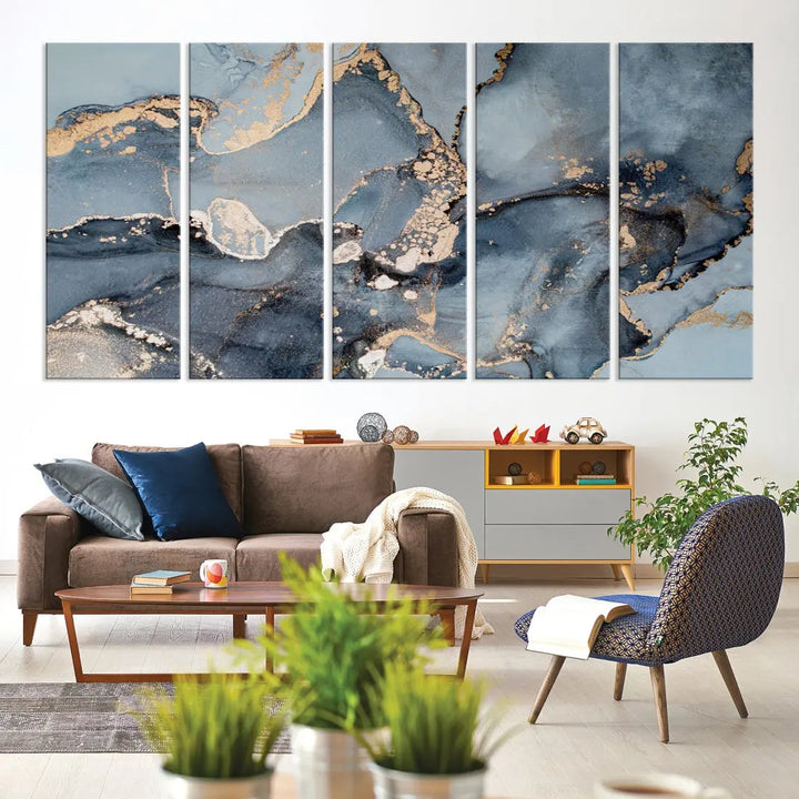 Modern Abstract Canvas Wall Art Print Large Wall Decor