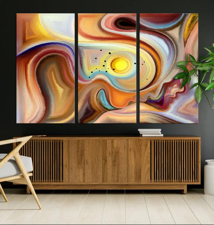 Mystery Beauty to Your Home with Our Abstract Human Figures Wall Art Canvas Print