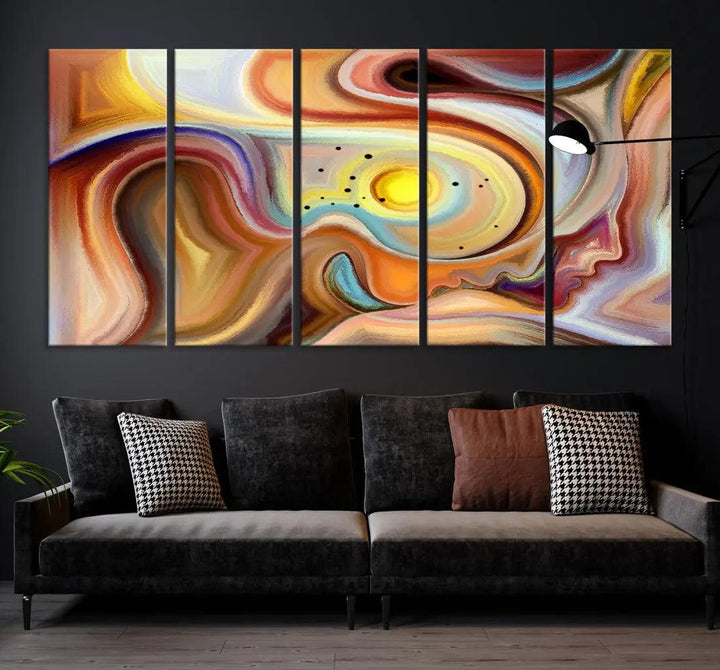 Mystery Beauty to Your Home with Our Abstract Human Figures Wall Art Canvas Print