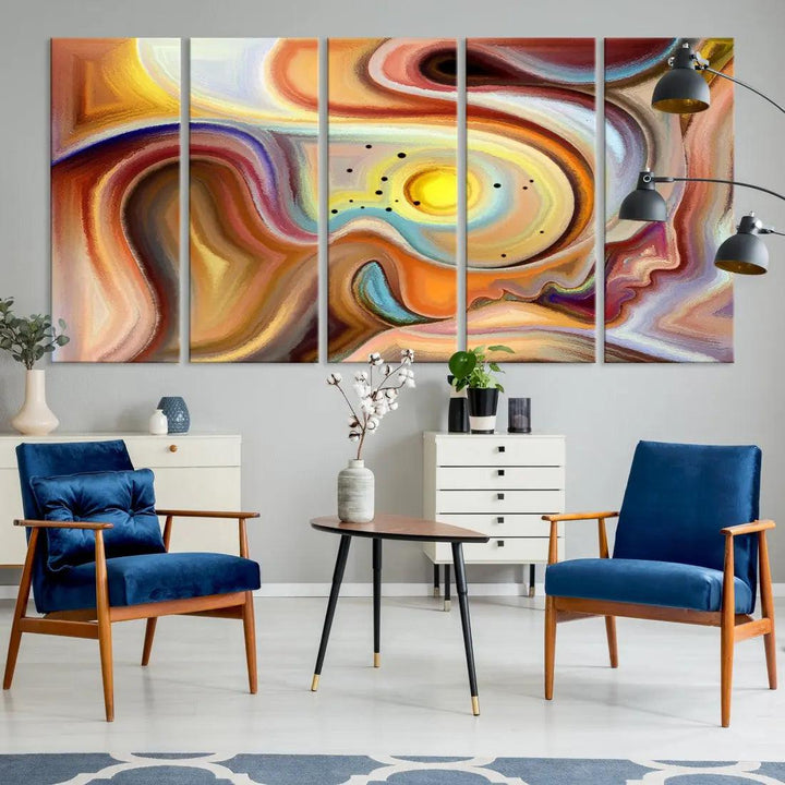 Mystery Beauty to Your Home with Our Abstract Human Figures Wall Art Canvas Print