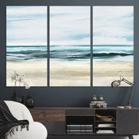 Ocean Abstract Wall Art Canvas Print