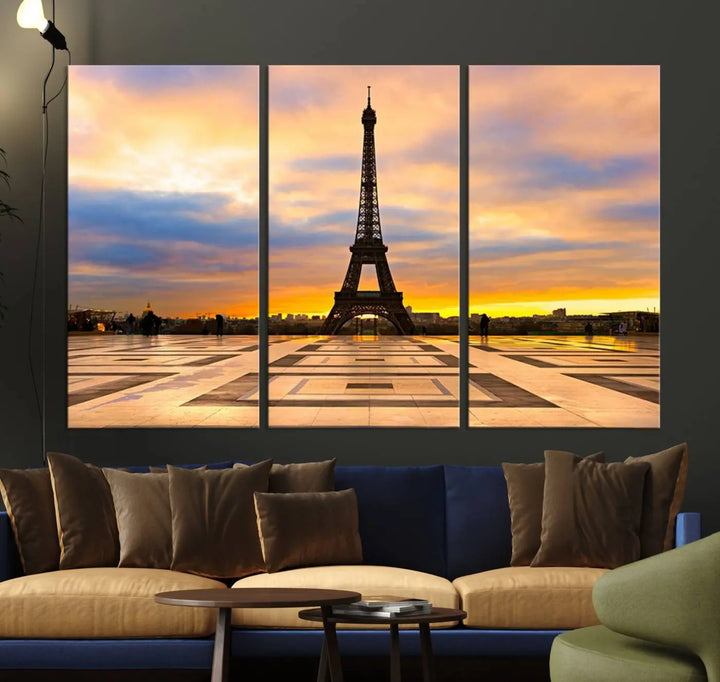 Paris Eiffle Tower Wall Art Canvas Prints