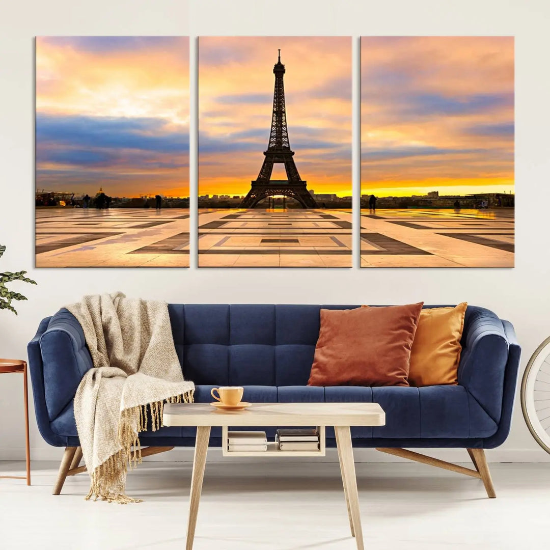 Paris Eiffle Tower Wall Art Canvas Prints