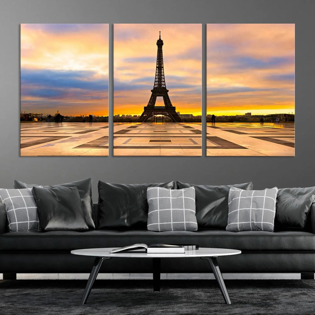 Paris Eiffle Tower Wall Art Canvas Prints