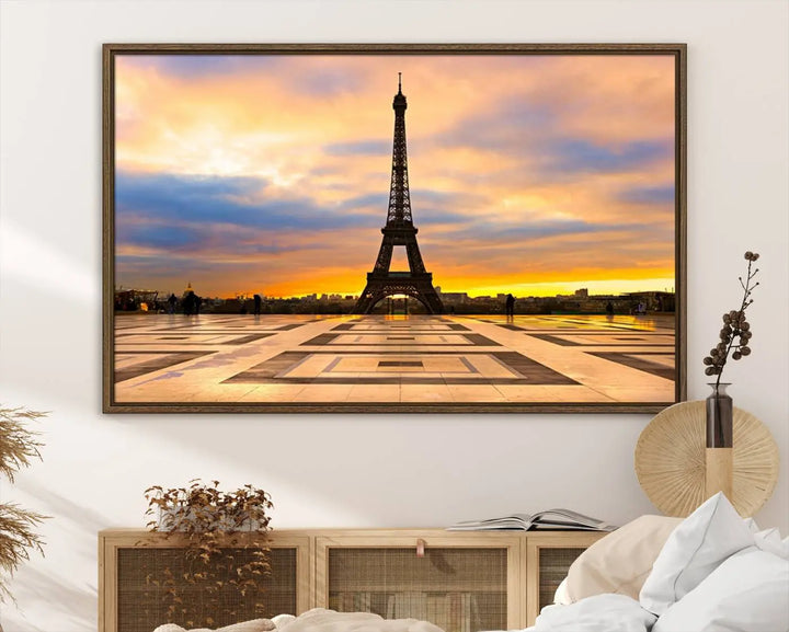 Paris Eiffle Tower Wall Art Canvas Prints