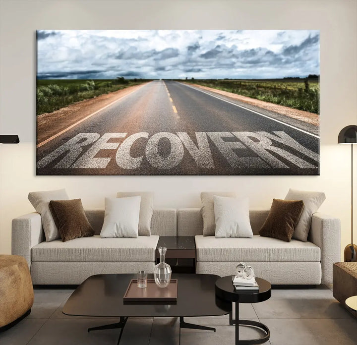 Recovery Road Wall Art Canvas Print