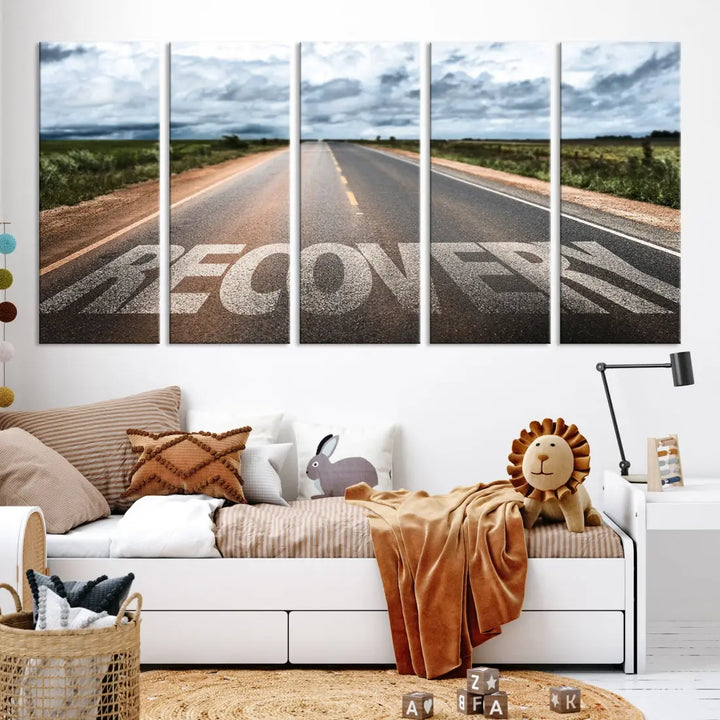 Recovery Road Wall Art Canvas Print