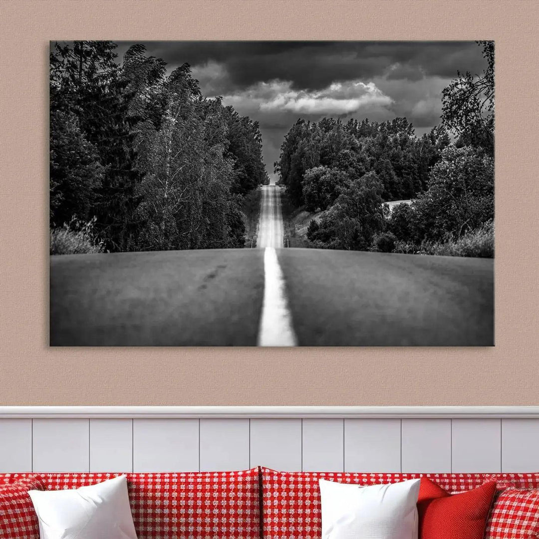 Road on the Nature Wall Art Canvas Print