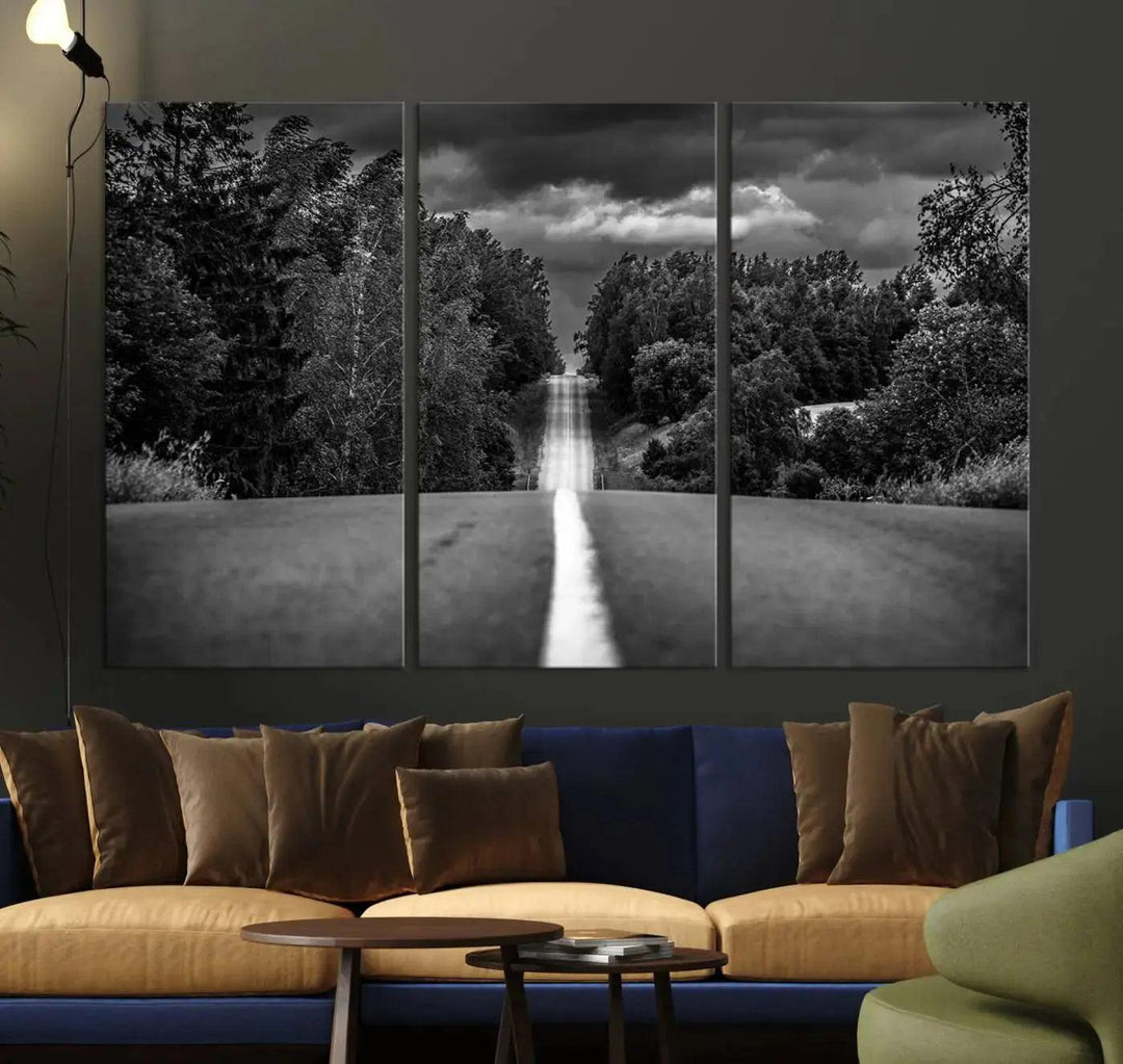 Road on the Nature Wall Art Canvas Print