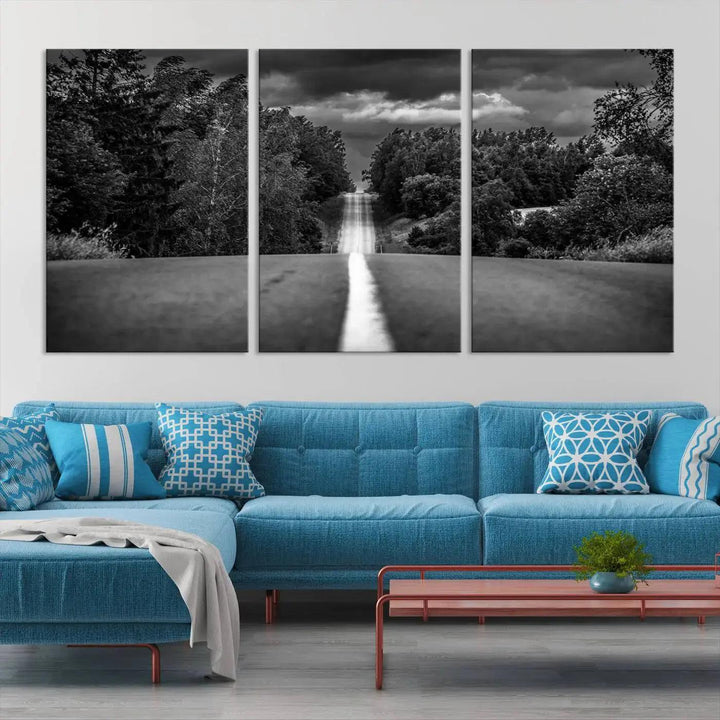 Road on the Nature Wall Art Canvas Print