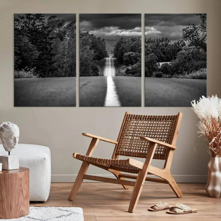 Road on the Nature Wall Art Canvas Print