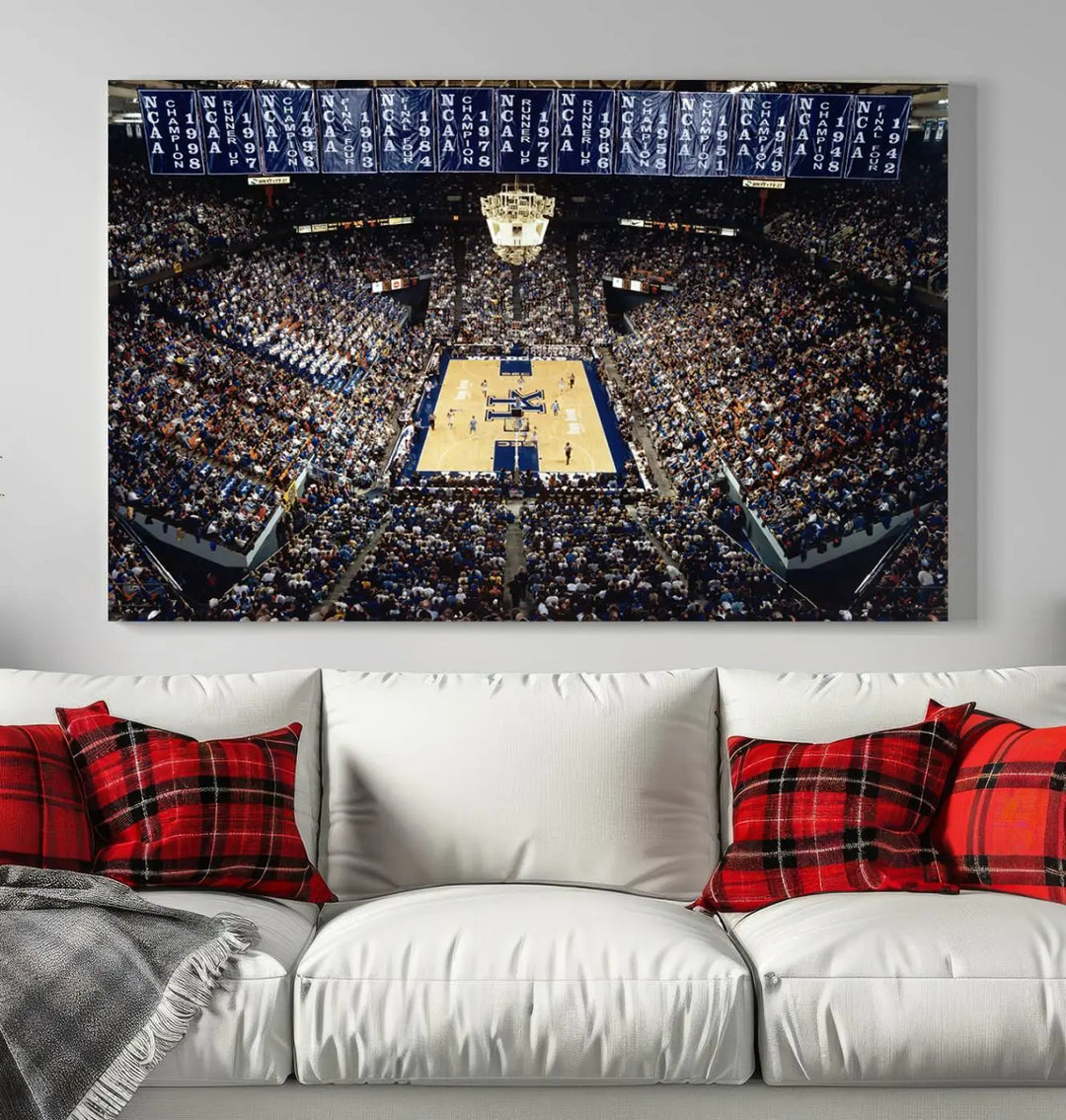 Rupp-Arena Basketball Stadium Wall Art Canvas Print