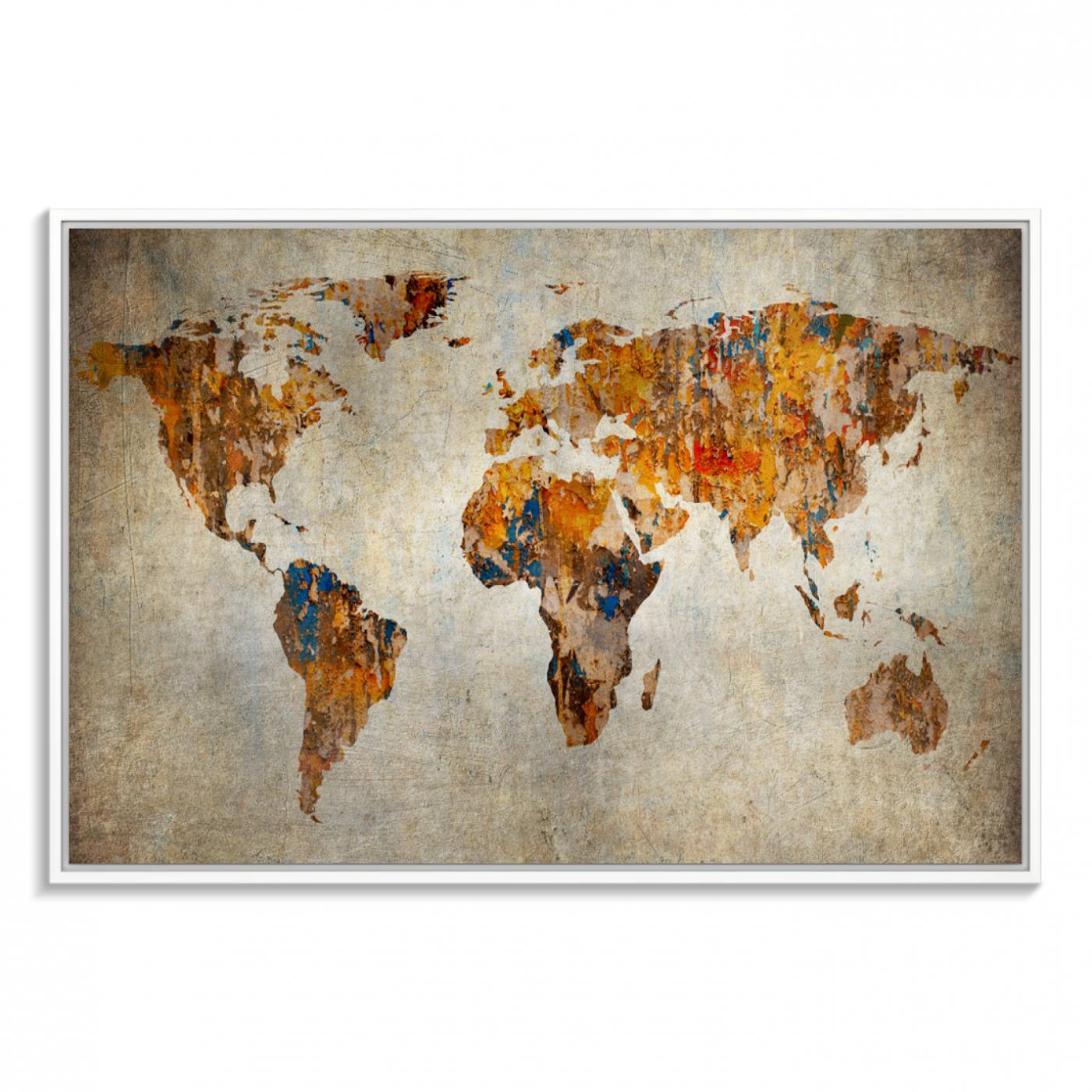 59464-MGV-FC-36X24_White-Vintage World Map World Map Canvas Print