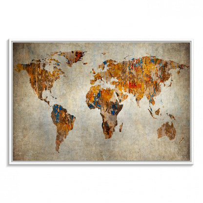 59464-MGV-FC-36X24_White-Vintage World Map World Map Canvas Print