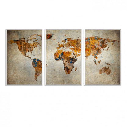 59464-MGV-FC-60X30-3P_White-Vintage World Map World Map Canvas Print