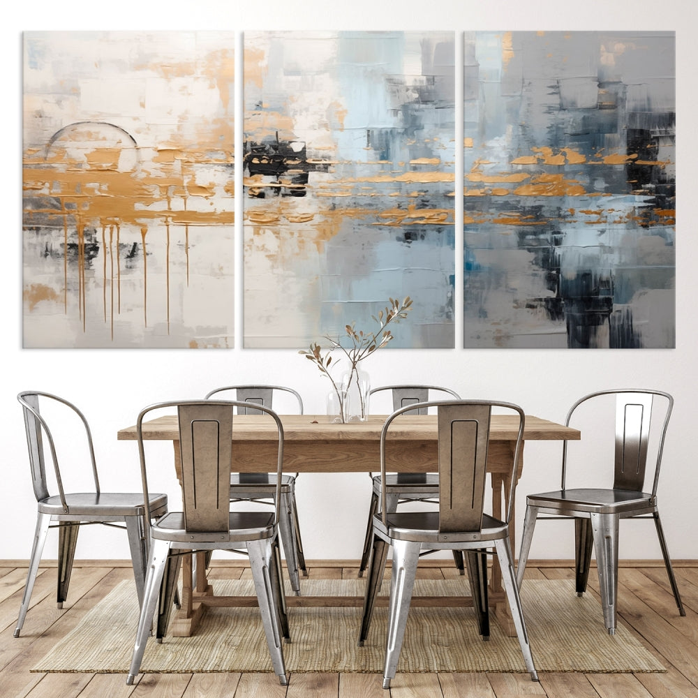 Abstract Landscape Wall Art Printed Wall Decor Original Canvas Print Large Wall Hanging