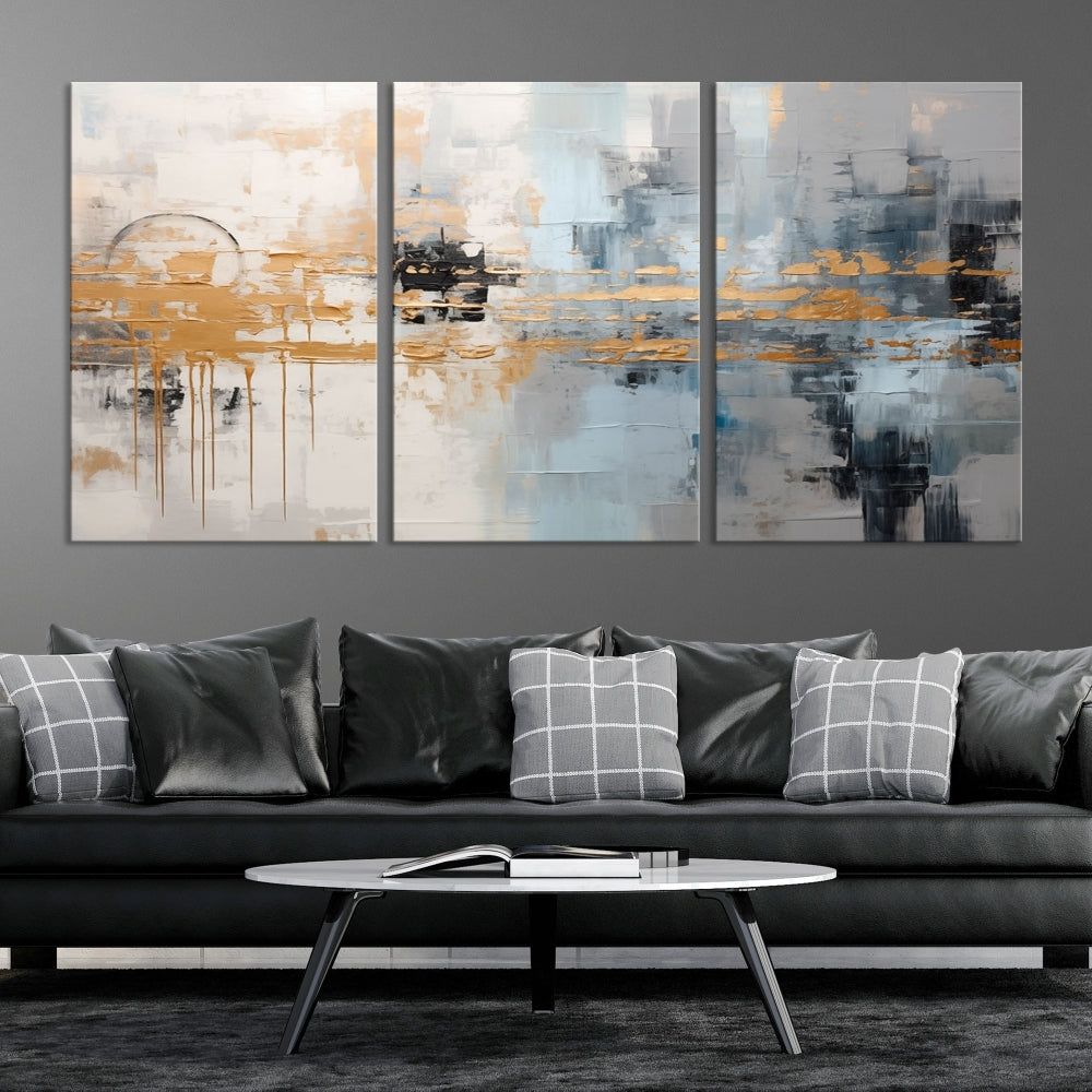 Abstract Landscape Wall Art Printed Wall Decor Original Canvas Print Large Wall Hanging