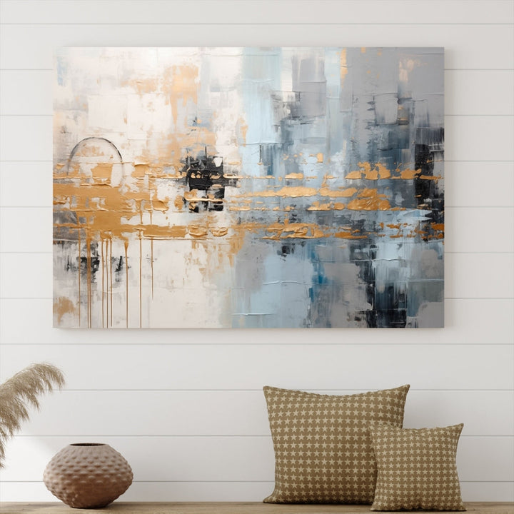 Abstract Landscape Wall Art Printed Wall Decor Original Canvas Print Large Wall Hanging