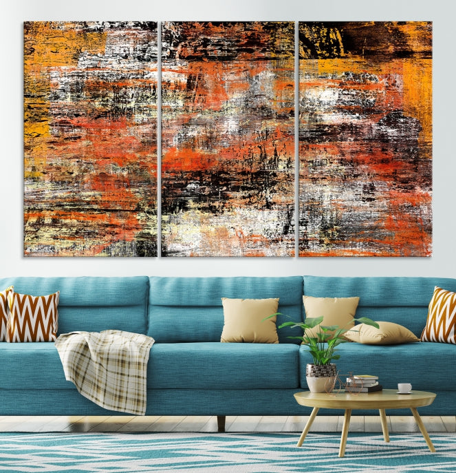 Abstract Modern Wall Art Large Marble Canvas Print Bedroom Decor