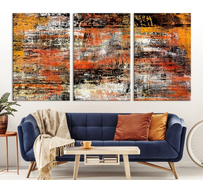 Abstract Modern Wall Art Large Marble Canvas Print Bedroom Decor