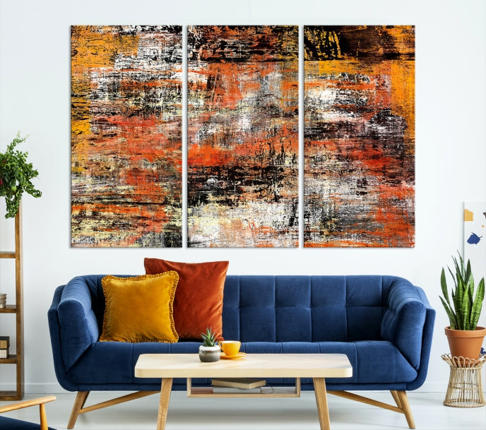 Abstract Modern Wall Art Large Marble Canvas Print Bedroom Decor