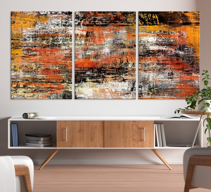 Abstract Modern Wall Art Large Marble Canvas Print Bedroom Decor