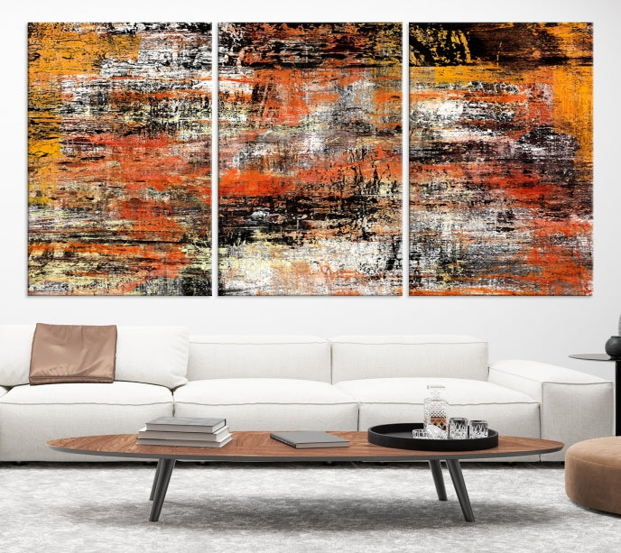 Abstract Modern Wall Art Large Marble Canvas Print Bedroom Decor