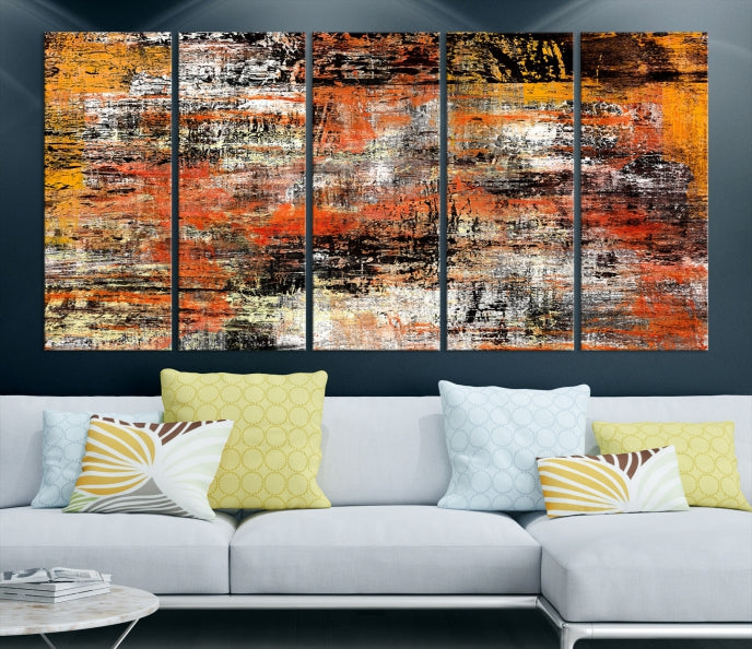 Abstract Modern Wall Art Large Marble Canvas Print Bedroom Decor