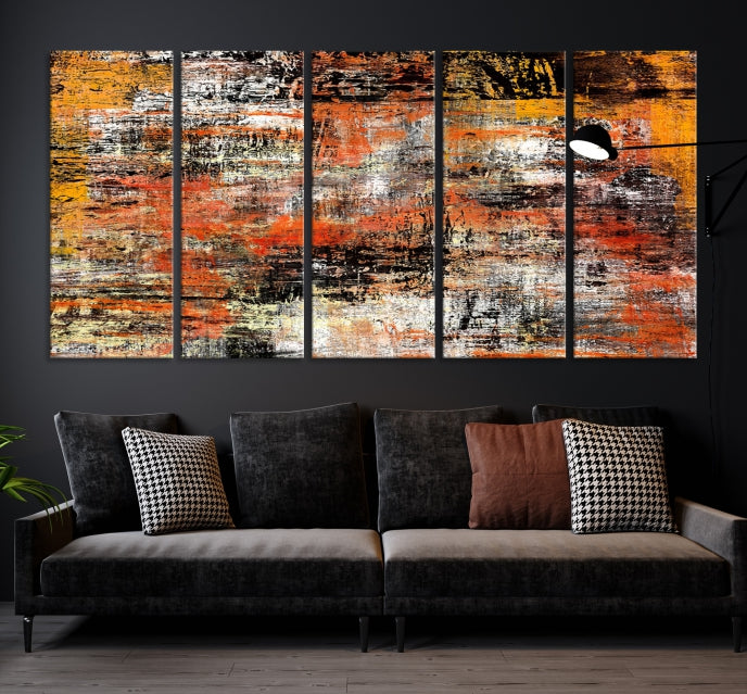 Abstract Modern Wall Art Large Marble Canvas Print Bedroom Decor