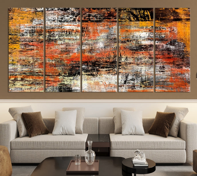 Abstract Modern Wall Art Large Marble Canvas Print Bedroom Decor