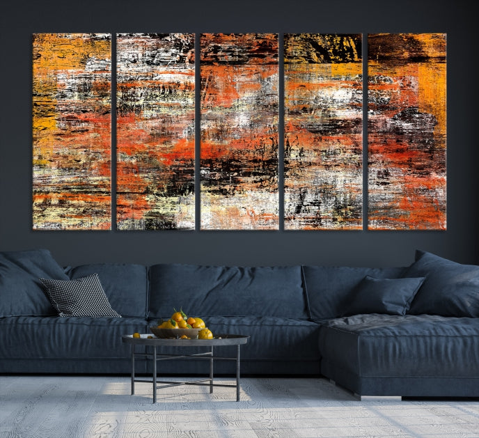 Abstract Modern Wall Art Large Marble Canvas Print Bedroom Decor