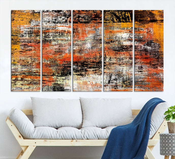 Abstract Modern Wall Art Large Marble Canvas Print Bedroom Decor