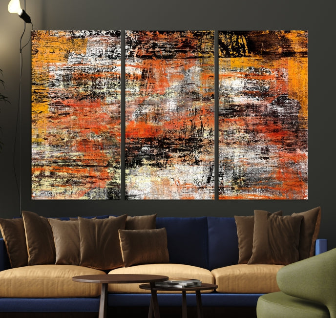 Abstract Modern Wall Art Large Marble Canvas Print Bedroom Decor